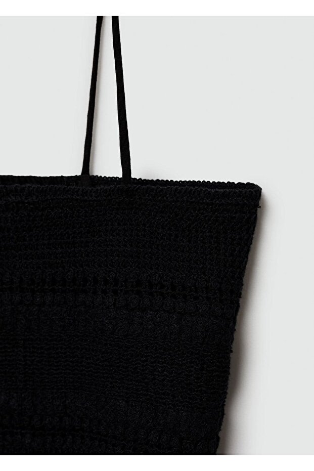 Strukturierte, kurze Bluse - 8