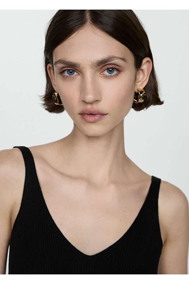 Askılı triko bluz - 6