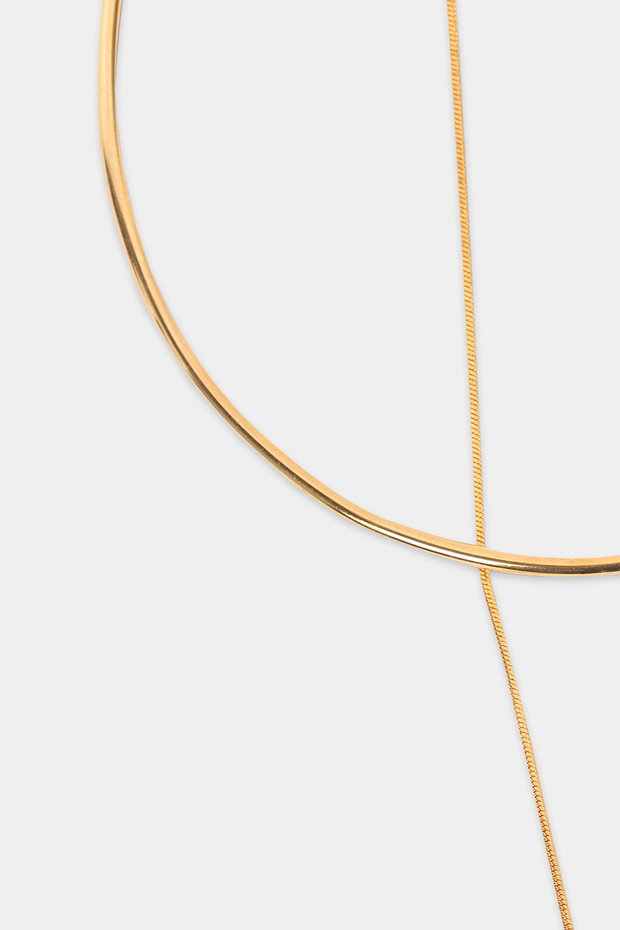 Altın Renk Kolye - 2