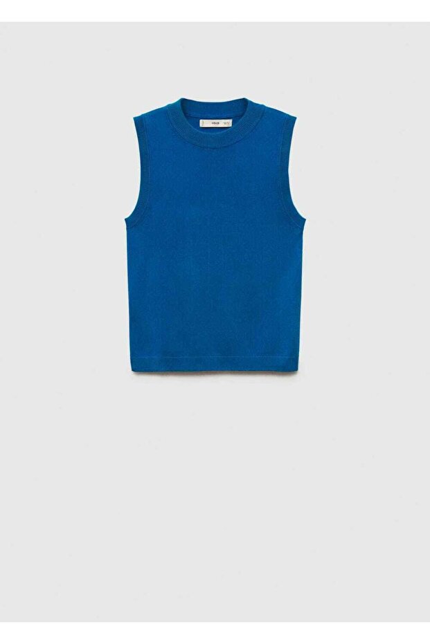 Askılı örgü bluz - 3