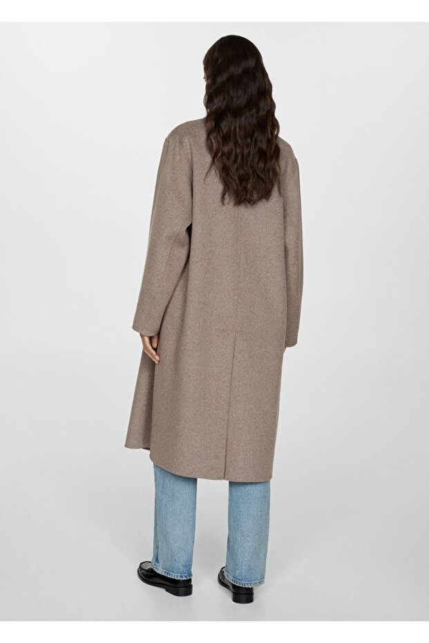 Handmade oversize wool coat - 4