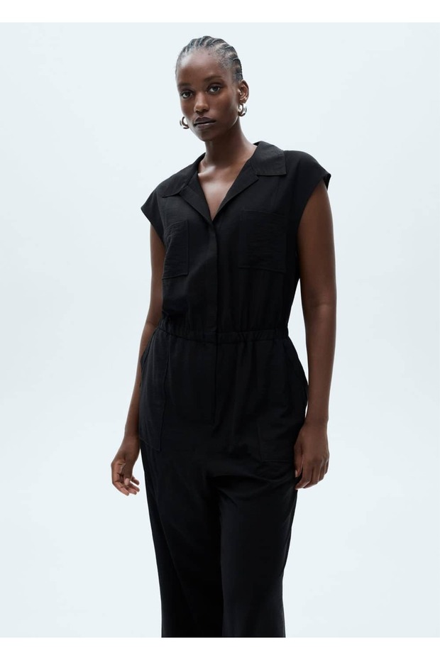 Cepli Ve Gömlek Yakalı Tulum - 6