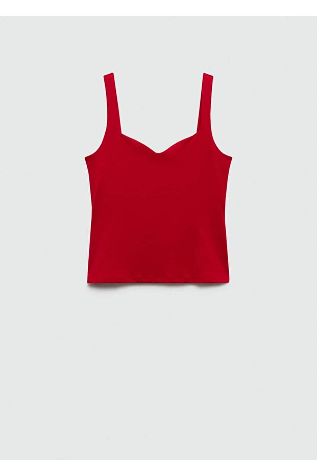 Askılı triko bluz - 3