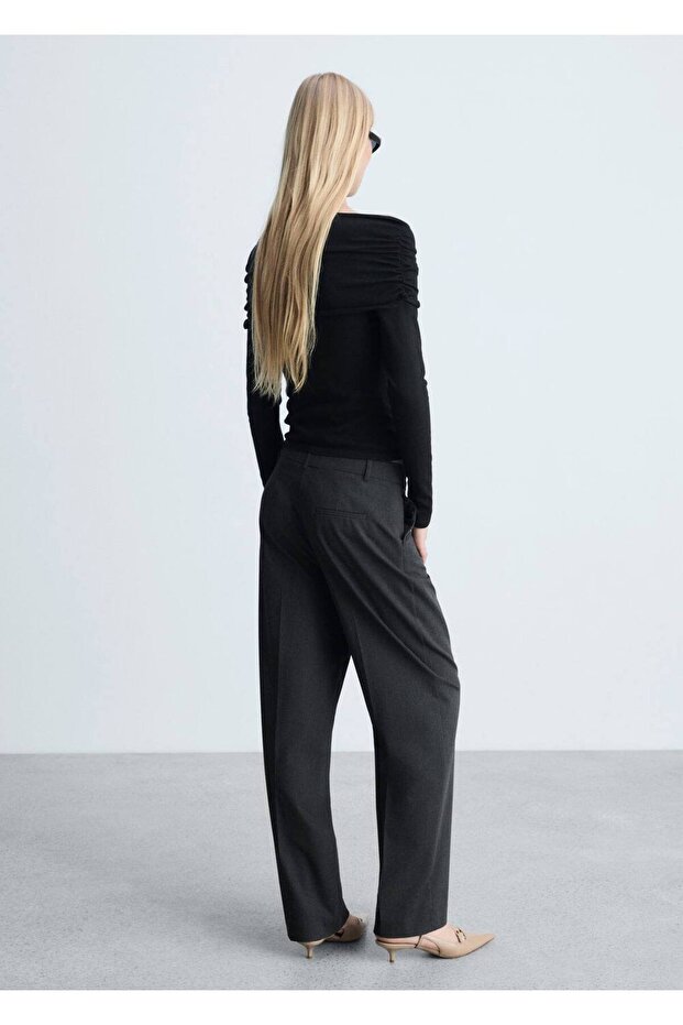 Omuzları açık kazak - 4