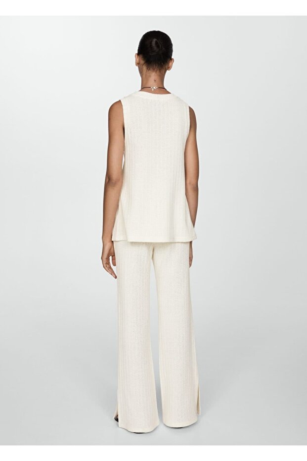 Kroşe Düğmeli Yelek - 4