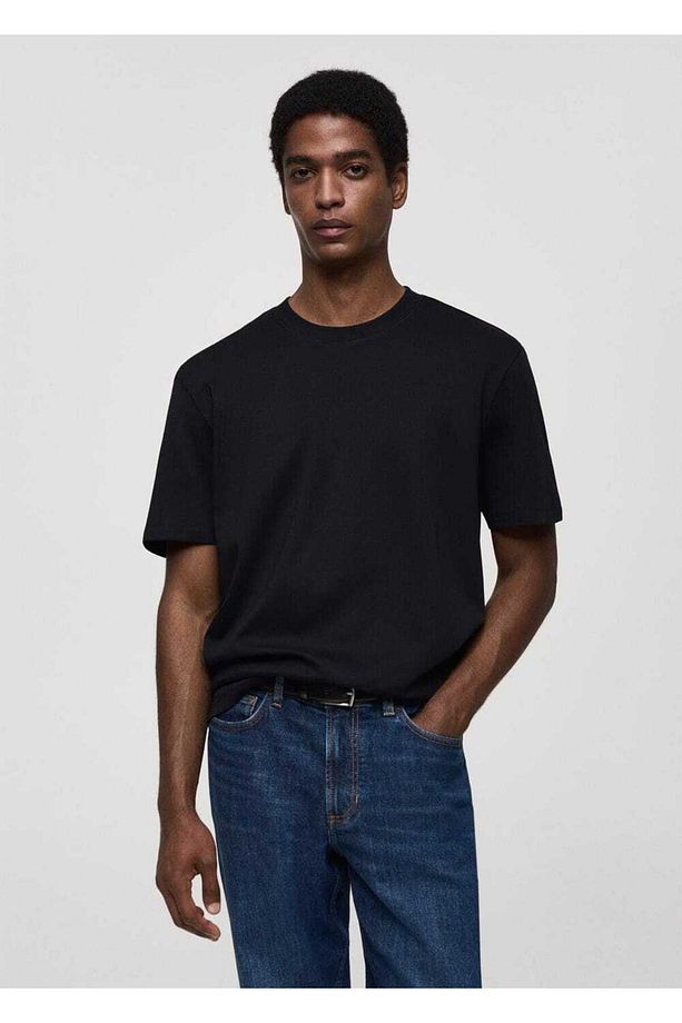 Regular fit %100 pamuklu tişört - 1