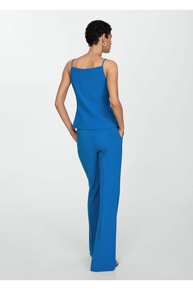 Halter Yaka Düğmeli Yelek - 4