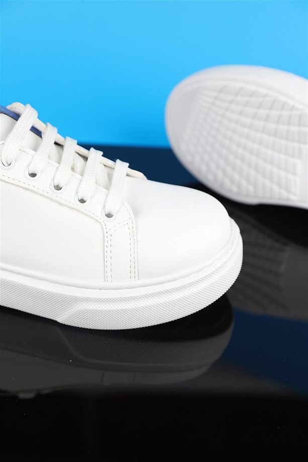 31-35 Numara Beyaz-mavi Sneaker Ayakkabı - 5
