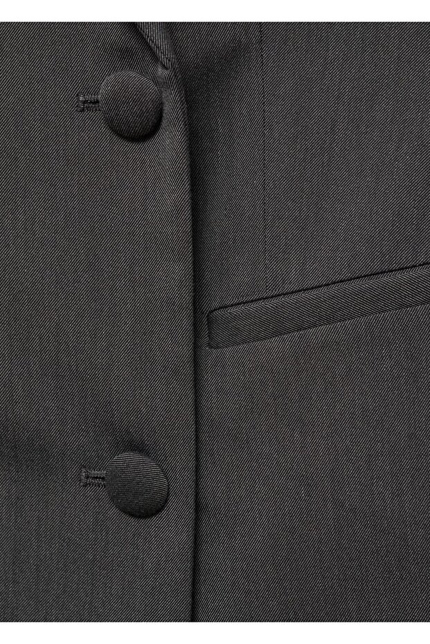 Düğmeli uzun yelek - 6