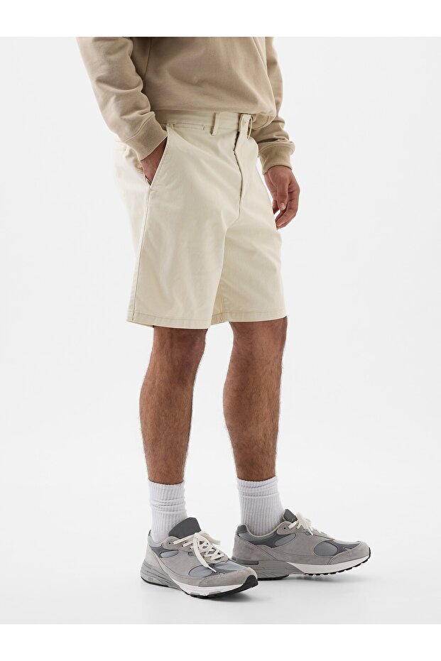 ErkekEssential Khaki Şort - 5