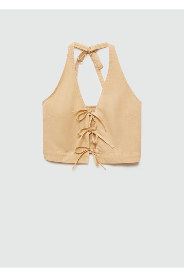 Fiyonklu kısa bluz - 3