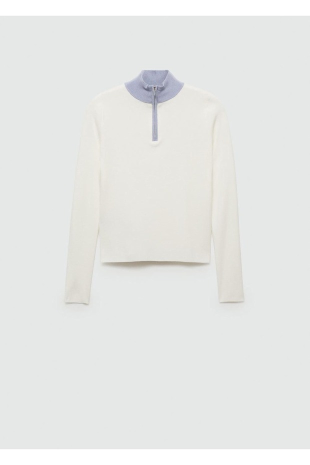 Pullover mit Reißverschlusskragen - 3