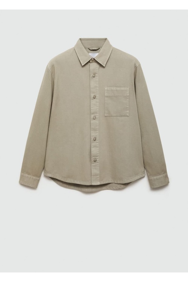 Cepli denim gömlek ceket - 3