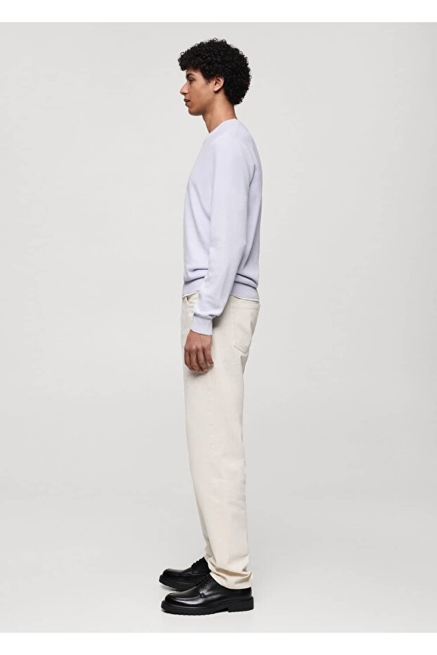 Pamuklu ince triko kazak - 6