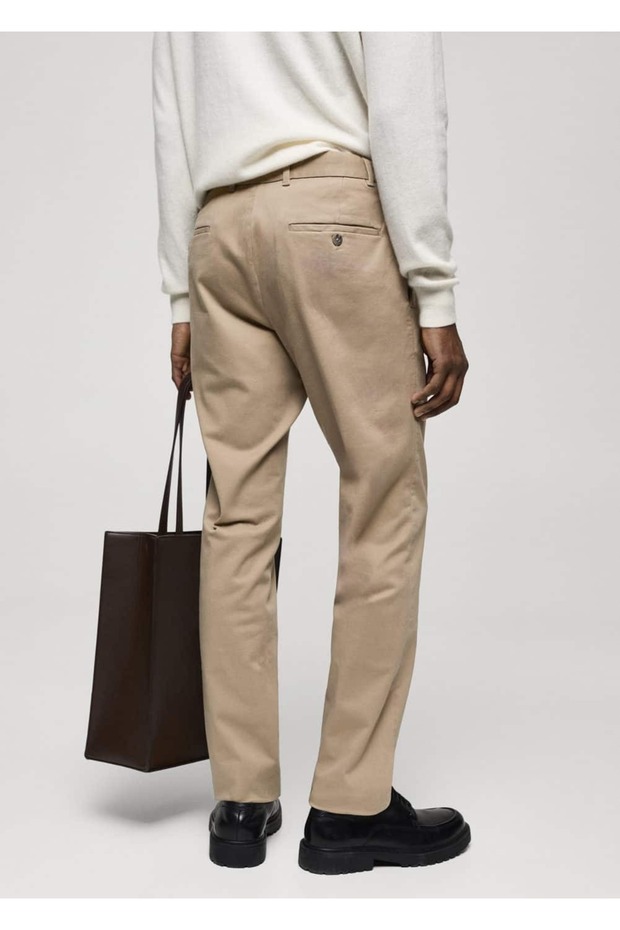 Dar kesim serj chino pantolon - 4