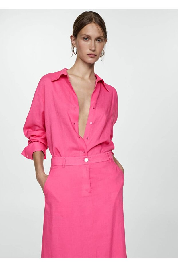 Uzun lyocell etek - 6