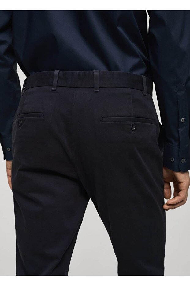 Dar kesim serj chino pantolon - 6