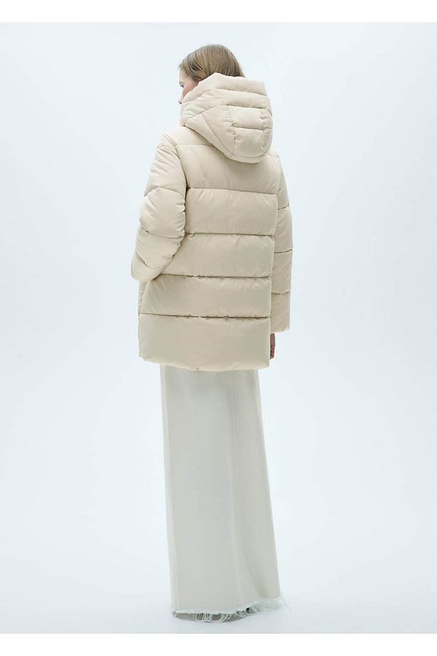Kapüşonlu Kapitone Anorak - 4