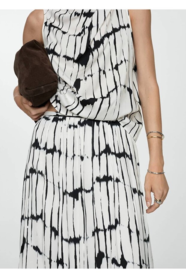 Uzun çizgili etek - 7