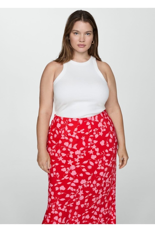 Desenli uzun etek - 8