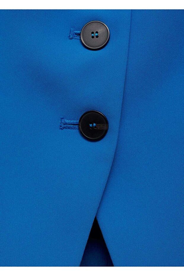 Halter Yaka Düğmeli Yelek - 6