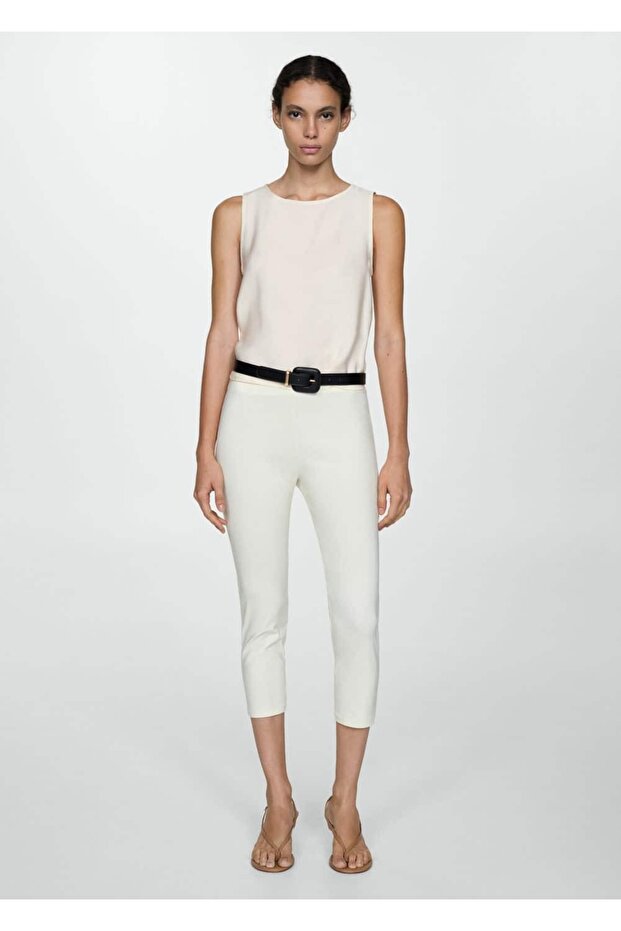 Askılı Dökümlü Bluz - 2