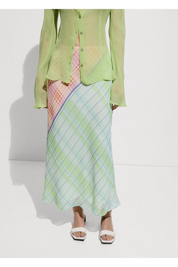 Desenli uzun etek - 1