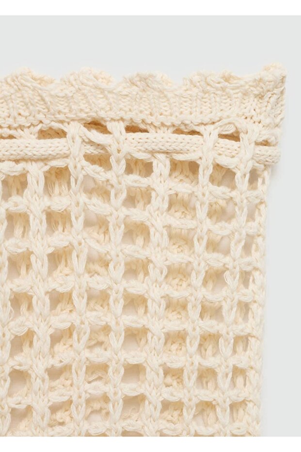 Delikli Örgü Pantolon - 5