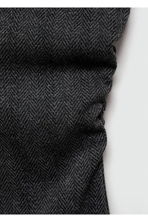 Balıksırtı dokuma elbise - 7