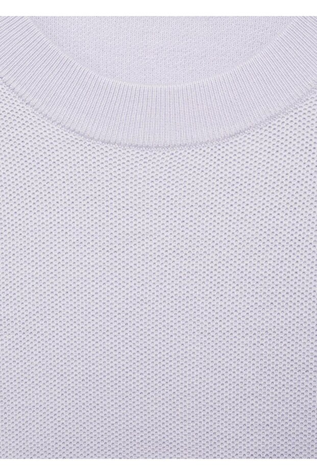 Pamuklu ince triko kazak - 5