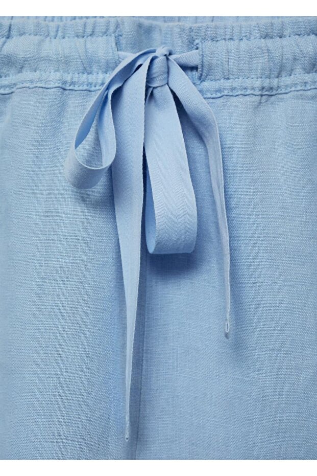 Wideleg-Leinenhose - 6