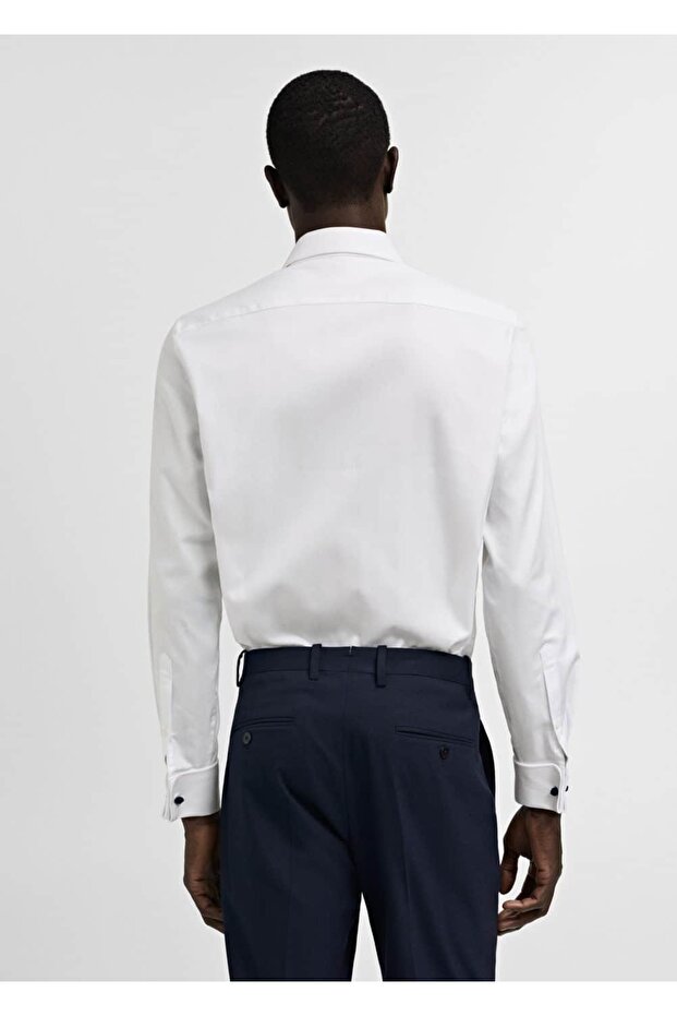 Hemd mit normaler Passform und Bündchen - 4