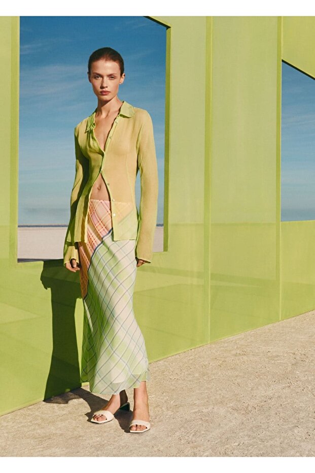 Desenli uzun etek - 6