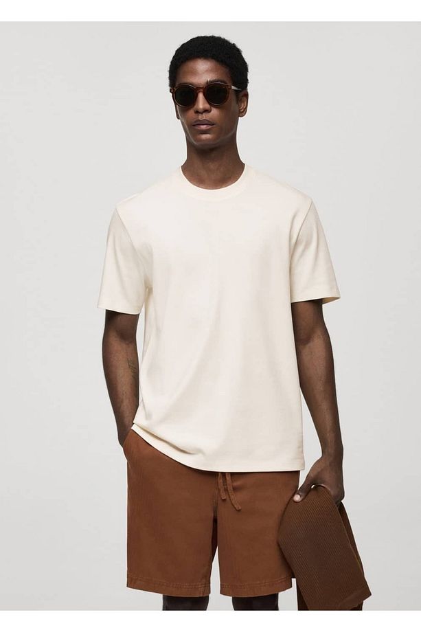 Regular fit %100 pamuklu tişört - 1