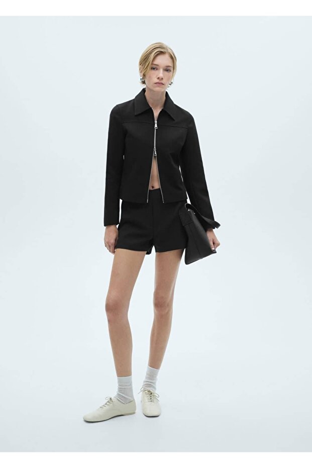 Çift Fermuarlı Ceket - 8