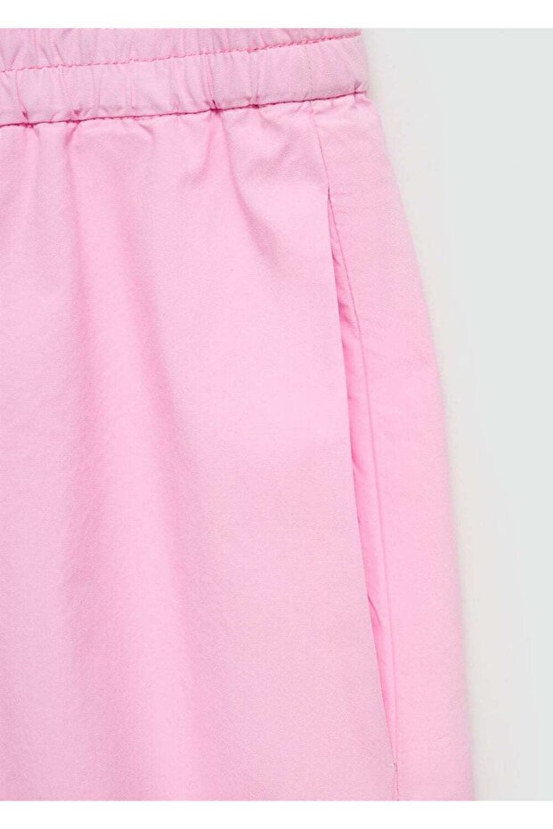 Pamuklu Paraşüt Pantolon - 5