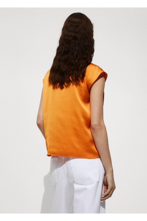 Saten dökümlü gömlek - 4