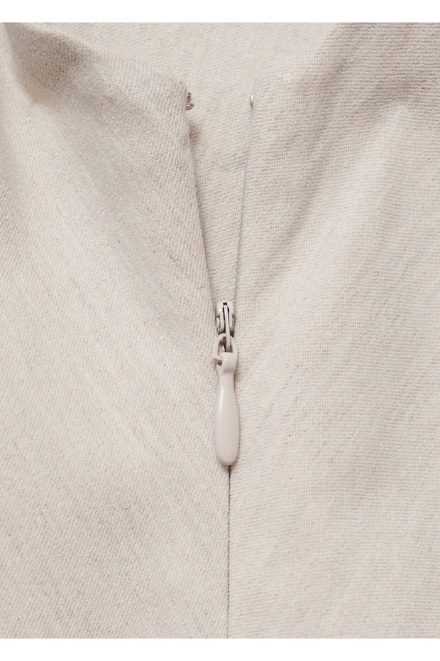 Drapeli asimetrik uzun elbise - 6