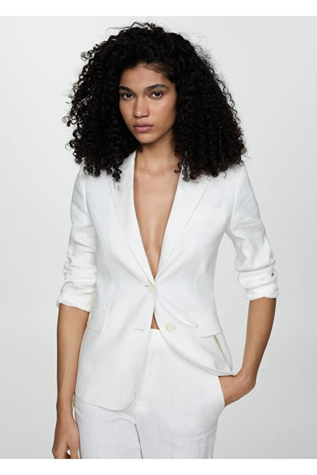 Keten pantolon takım - 7