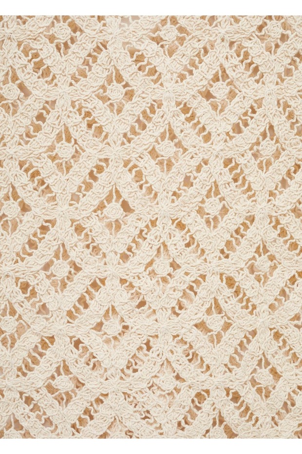 Kolsuz kroşe bluz - 5