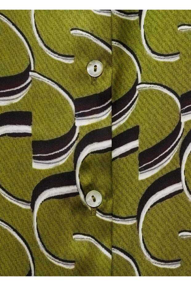 Satin Patterned Shirt - 5