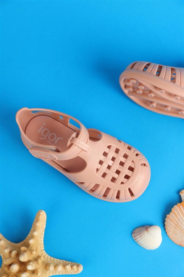 19 - 29 Numara Tobby Solid Nude Сандалії - 3