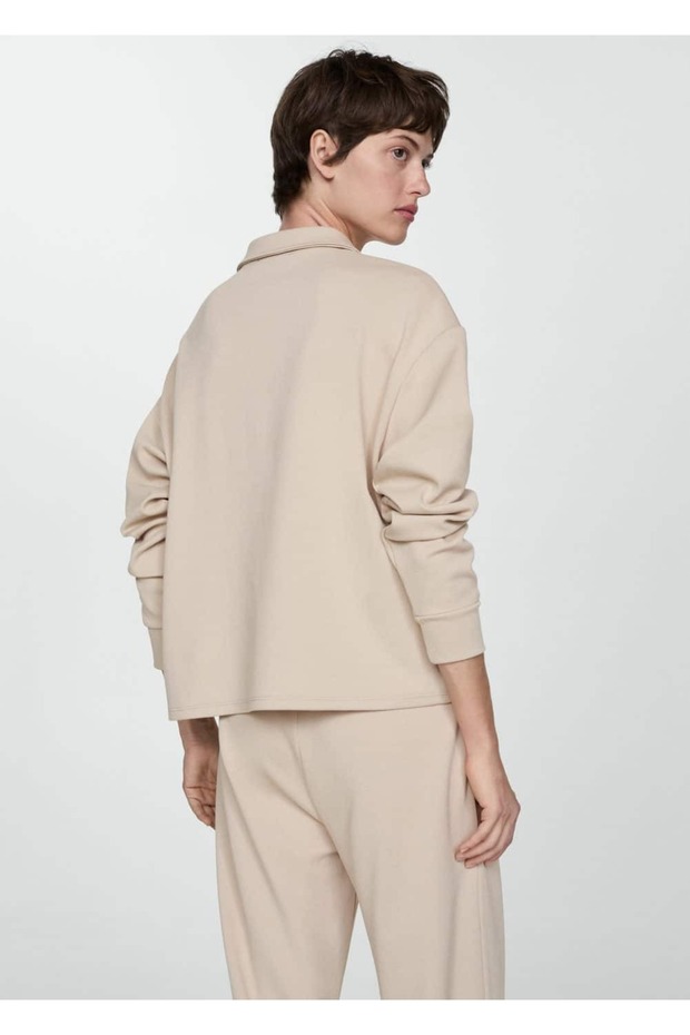 Polo Yaka Sweatshirt - 4