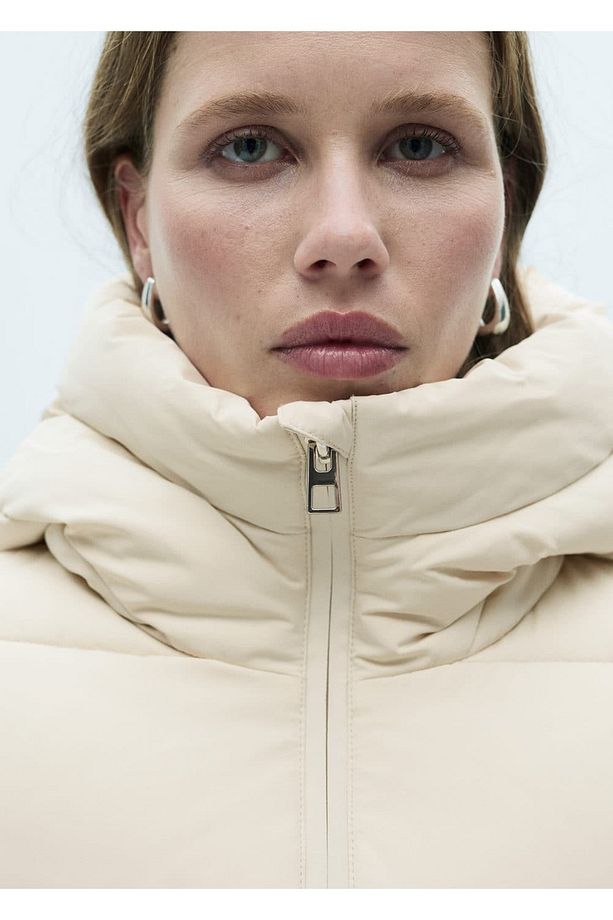 Kapüşonlu Kapitone Anorak - 7