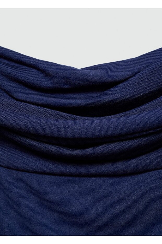 Omuzları açık tişört - 6