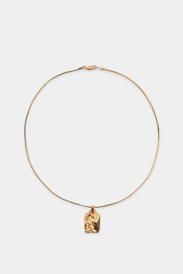 Altın Renk Kolye - 1