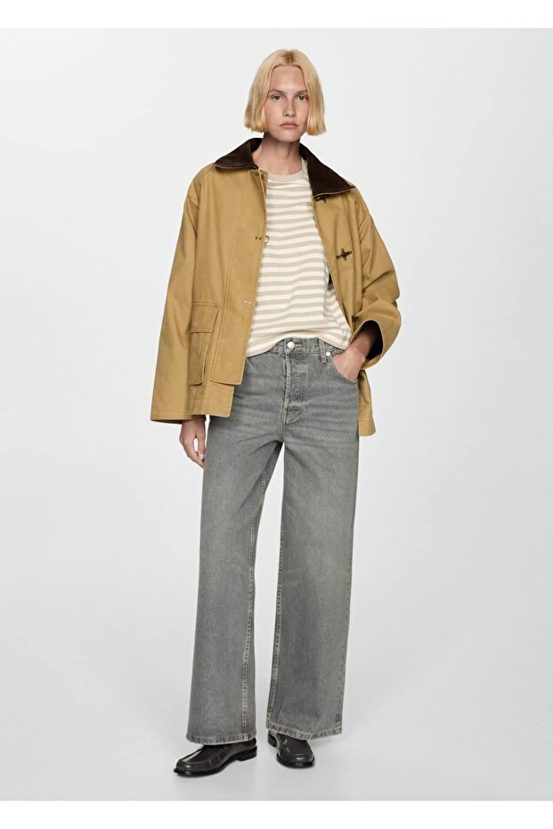 Βαμβακερό ριγέ μπλουζάκι - 2