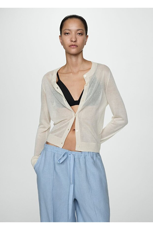 Wideleg-Leinenhose - 5