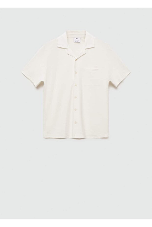 Baumwollhemd mit Brusttaschen - 3