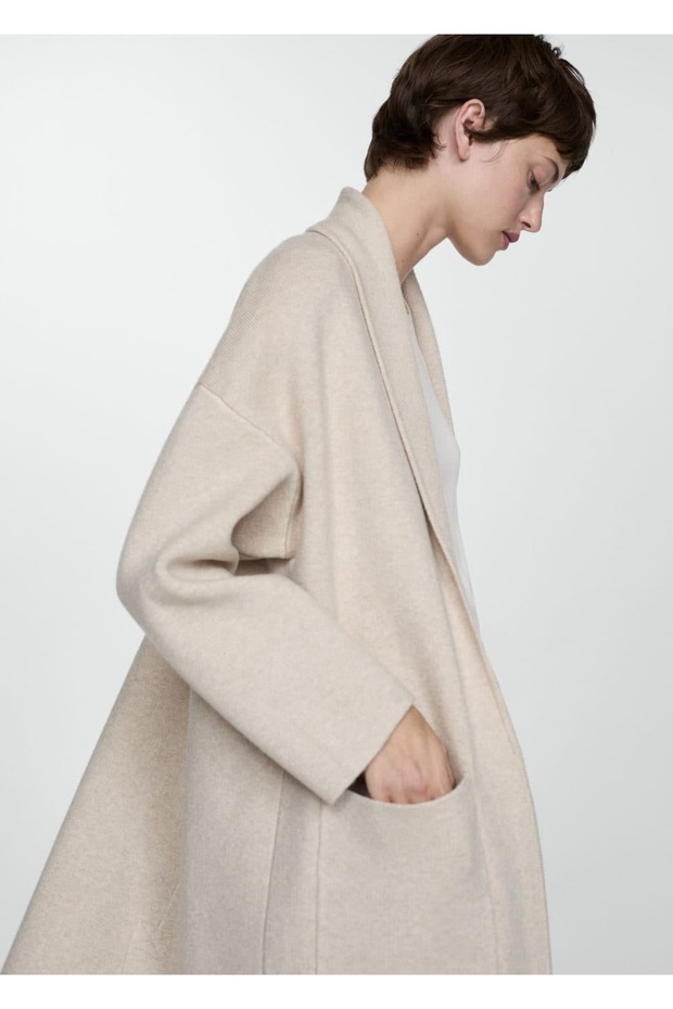 Cepli oversize triko palto - 5